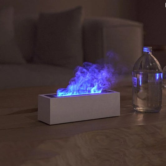 Kinscoter Flame Aroma Diffuser Air Humidifier LED